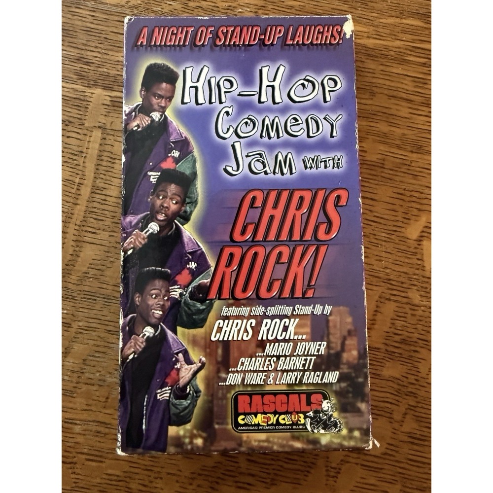 VTG Hip-Hop Comedy Jam w/ Chris Rock VHS Video 1999 Rascals Comedy Club 90s Y2K